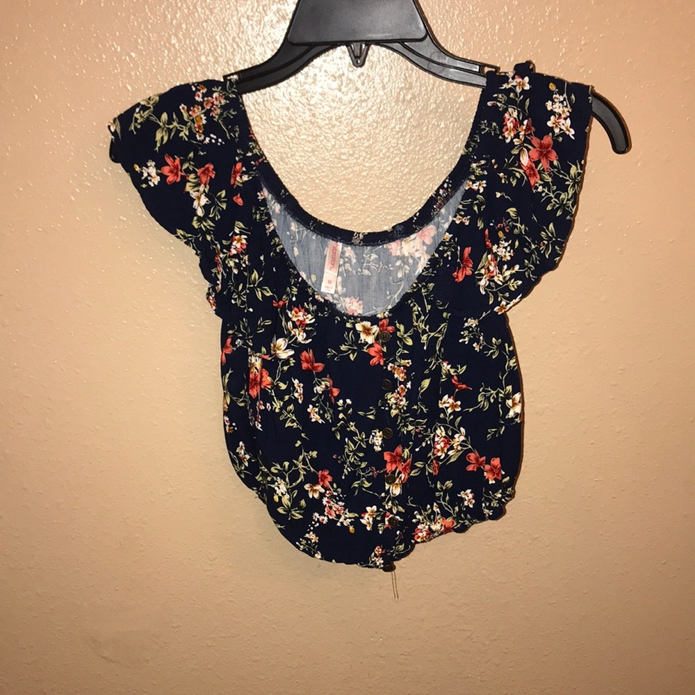 Off the shoulder crop top
